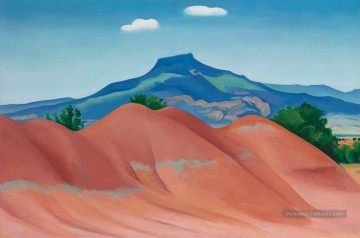  georg - Pedernal avec des collines rouges collines rouges avec le Pedernal Géorgie Okeeffe modernisme américain Precisionism